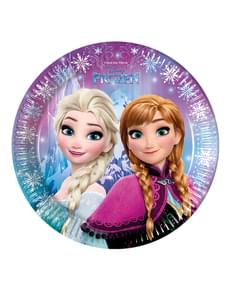 Set of 8 Frozen Northern Lights 23cm Plates