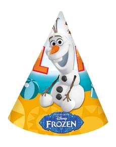 Set of 6 Olaf Summer Party Hats