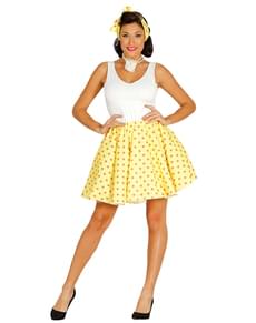 Kit pin up jaune femme