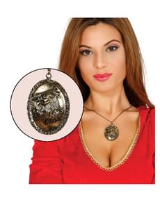 Adult's Gold Plated Wolf Pendant