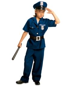 Boy's Blue Policeman Costume