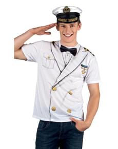 Miesten kapteeni t-paita