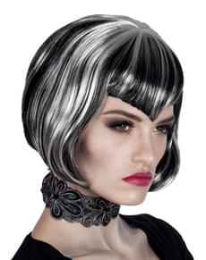 Perruque vampire coupe bob femme