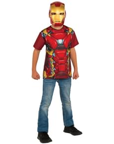 Kit disfraz de Iron Man Capitán América Civil War para niño