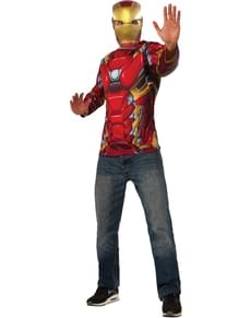 Men's Iron Man Captain America Civil War Costume Kit