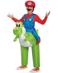 Mario Bros Ride On Yoshi Kostüm für Jungen