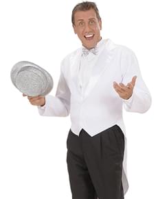 Weißer Frack für Herren in großer Größe