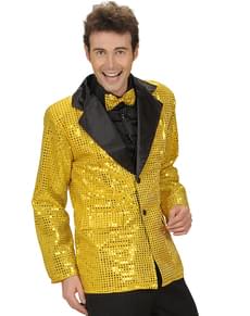 Man's Gold Sequinned Jacket