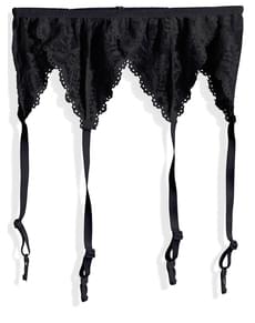 Porte jarretelle dentelle noire femme