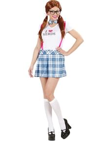 I love Nerds Kostüm für Damen in großer Größe