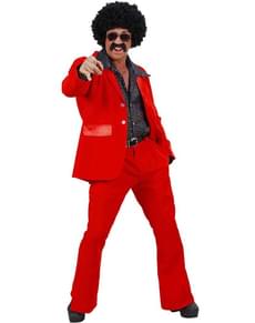 Abito disco rosso per uomo
