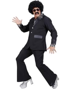 Man's Black Disco Suit