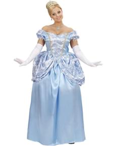 Costume da principessa azzurra incantevole per donna