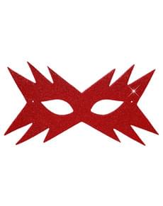 Maschera stella rossa per donna