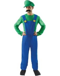 Man's Italian Plumber's Helper Costume
