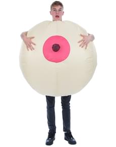 Déguisement sein géant gonflable homme