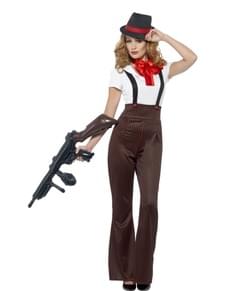 Woman's Glamorous Gangster Costume