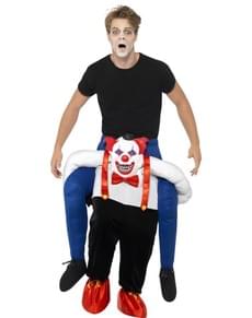 Déguisement clown sinistre Ride On adulte