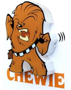 Lampada da muro 3D Chewbacca cartoon Star Wars