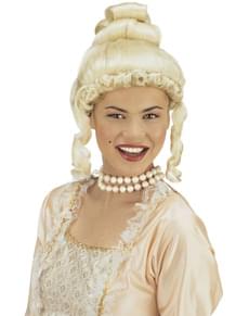 Perruque époque blonde femme