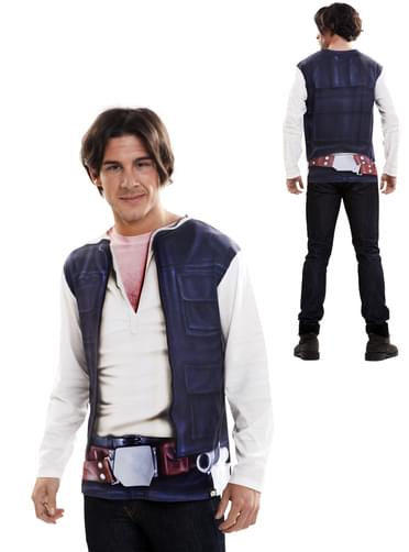 Hyper Realistisk Han Solo T-Skjorte Voksen