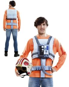 Hyperralistisk Luke Skywalker T-Skjorte Voksen