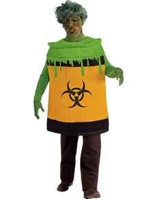 Beholder med giftigt affald kostume til voksne