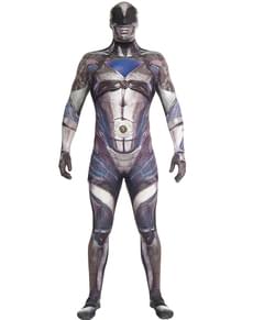 Adult's Black Power Ranger Movie Morphsuit Costume