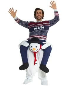 Schneemann-Kostüm von Carry Me für Erwachsene