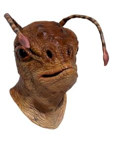 Adults Men in Black Worm Latex Mask