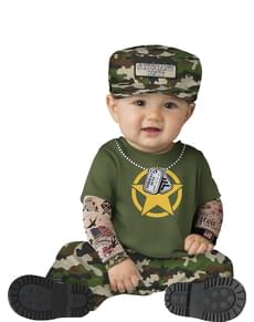 Baby's Hardore Military Costume