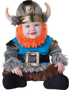 Déguisement viking affectueux bébé