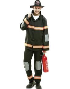 Klassisk Brannmann Kostyme for Menn