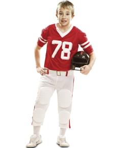 Red American Football Costume for a Child