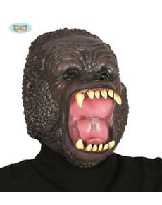 Maske wütender Gorilla aus Latex für Erwachsene