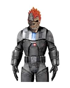 Maske kybernetischer Totenkopf für Erwachsene