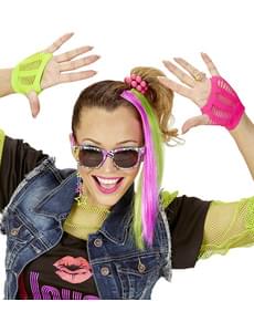 Kit Kostüm Mädchen aus den 80er Jahren