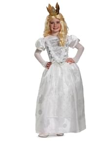 Déguisement Mirana La reine Blanche Alice aux Pays des merveilles fille