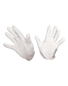 Gants blancs courts